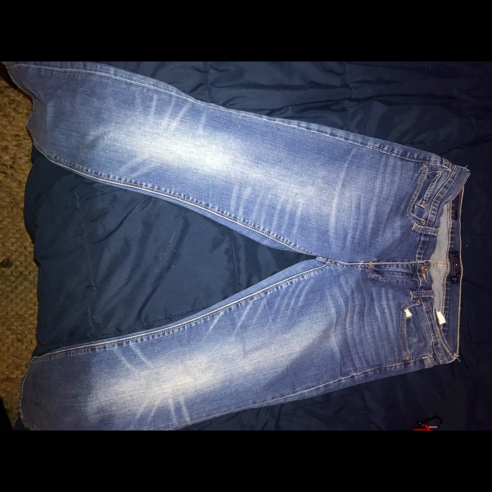 New navy blue jeans